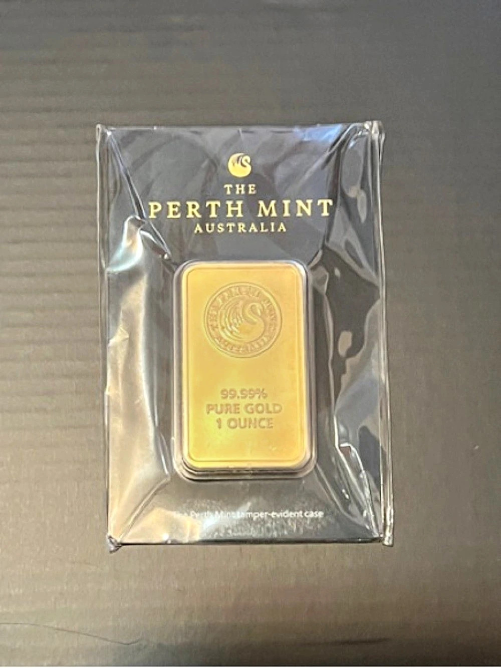 The Perth Mint 1 oz Pure Gold Bar 99.99% Gold